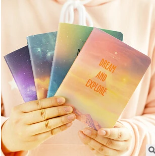 1 шт. фантастическая галактика звездное небо А6 блокнот дневник пуля журнал