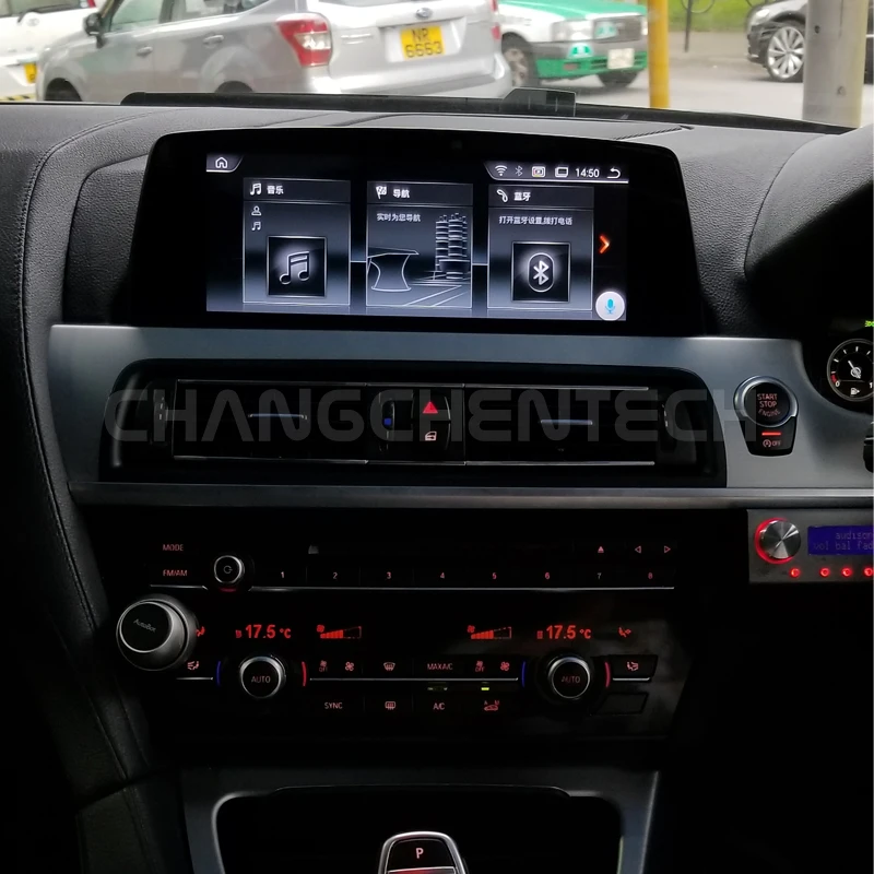 Best Android 9.0 Car Multimedia Px6 6 Core CPU for BMW 6 Series F06 F12 F13 CIC Car GPS Navigation Compatible Original iDrive BT WiFi 3