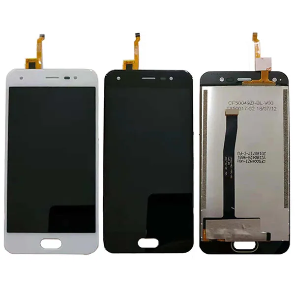 Tanie Dla BQ mobilna BQ 5012L bogate BQ5012L BQ 5012L wyświetlacz LCD + ekran dotykowy Digitizer zgromadzenie czarny biały kolor z taśmą i narzędzia