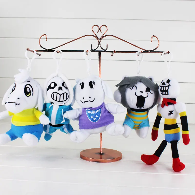 

Undertale Sans Asriel Toriel Temmie Frisk Chara Undyne Stuffed Doll Plush Pendant Keychain Figure Toy 5 styles