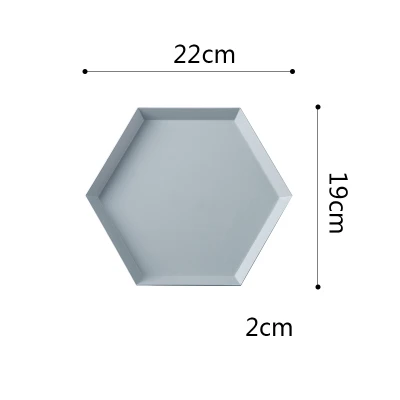 Декоративные тарелки с геометрическим орнаментом в Северной Европе, поднос из нержавеющей стали, домашний декор, Ювелирное кольцо, поднос для хранения, Настольная посуда, комбинация - Цвет: 14