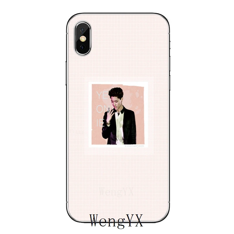 Тонкий мягкий чехол из ТПУ для iPhone X XR XS Max 8 7 6s 6 plus SE 5c 5 4 UNIQ kpop Корейская группа