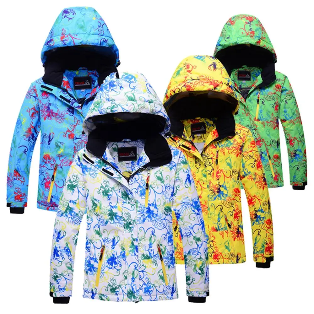 Cold Weather Girls Ski Jacket Waterproof Breathable Kids Boy Snow
