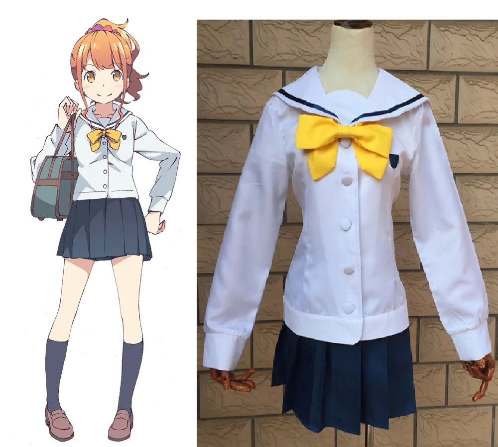 

Manga Eromanga Sensei Megumi Jinno uniform dress Cosplay costume School outfit +Track Number