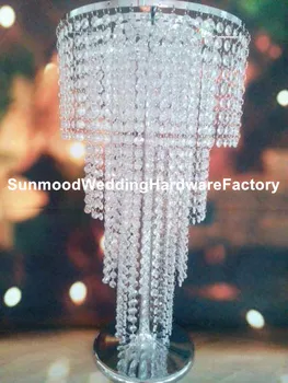 

tall plastics crystal wedding candelabra floor stands