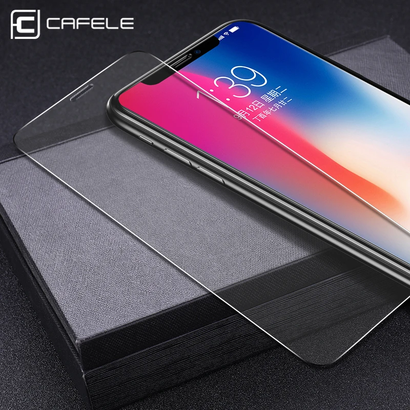  CAFELE Schutz Glas Für iPhone 11 pro Max X Xs Max Xr Screen Protector 2.5D rand HD Clear Anti Glare