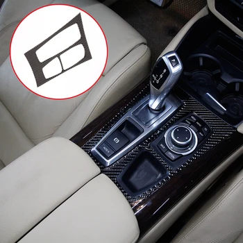 

LHD and RHD Soft Carbon Fiber For BMW X5 X6 E70 E71 2010 2011 2012 2013 Interior Gear Shift Frame Trim Stickers