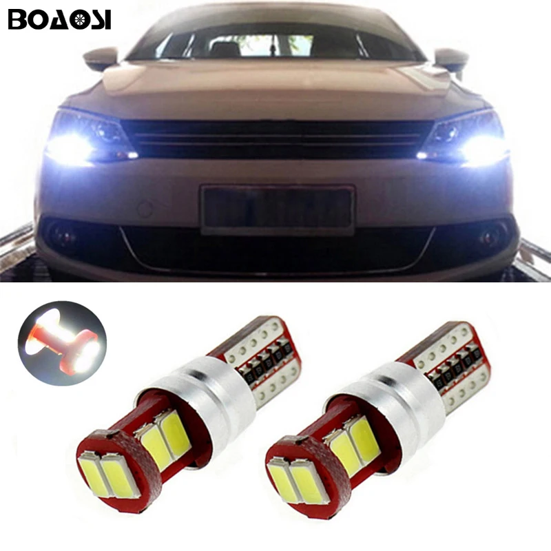 

BOAOSI 2x T10 W5W 6SMD Error Free Samsung LED Canbus For VW Golf 5 Polo Jetta Bora Passat CC B7 Tiguan Touareg Scirocco Eos