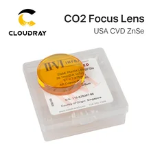 II-VI CVD ZnSe Focus Lens Dia. 38,1 мм FL 127 190,5 мм " 7,5" для HAN'S Trumpf Bystronics CO2 станок для лазерной резки