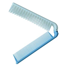 Путешествия Skyblue грубые зубы складной двойной щетка для волос карманный гребень 7," Длина