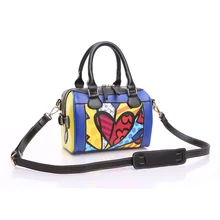 ROMERO BRITTO New Fashion Women Handbags Diagonal Small Bags Pillow Bags Shell Bag Ladies Shoulder Messenger