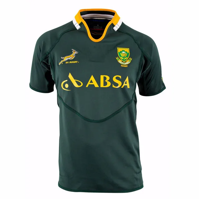 South Africa Rugby Jersey Springboks Men Home Pro M/3XL Jersey LOGO