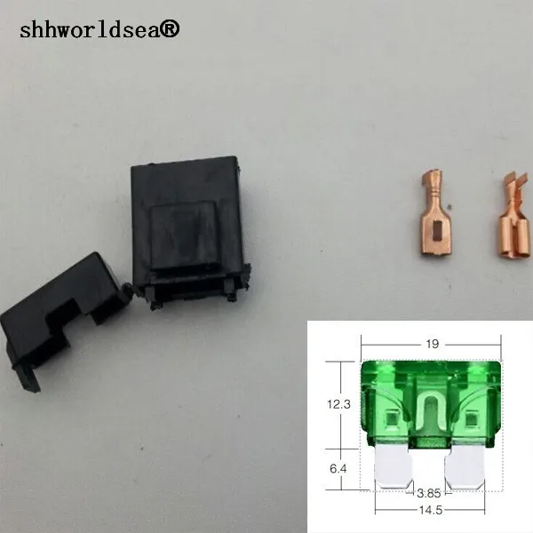 Shhworldsea средний автомобильный предохранитель водонепроницаемый держатель