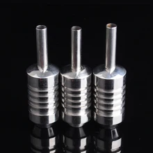 1 шт. нержавеющая сталь 25 мм насадки для тату профессиональные Серебристые цвета принадлежности для тату-машинки