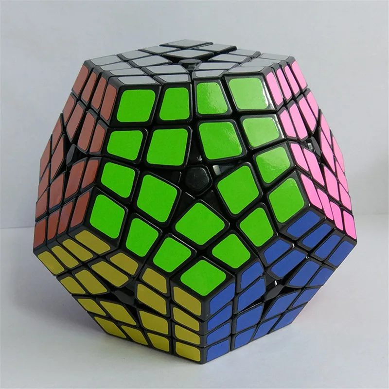 ShengShou SS 4X4X4 магический куб-мегаминкс с наклейками Dodecahedron кубик-головоломка твист гладкой для детские развивающие игрушки подарок