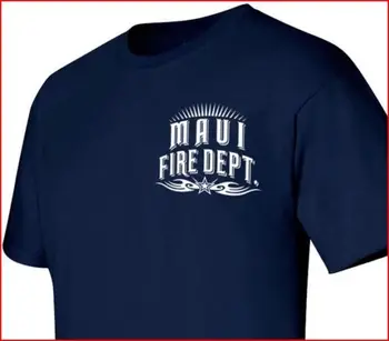 

Hot Sale New Men'S T Shirt Maui Fire Department T-shirt Tribal M L XL 2XL 3XL Short/Long Sleeve Funny O Neck T Shirt
