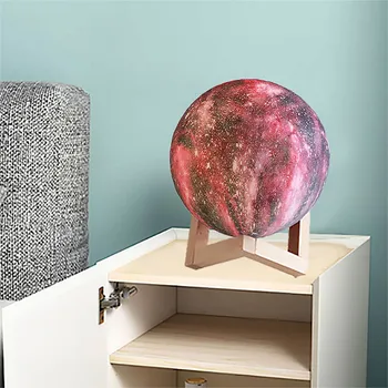 

Color Change Remote Control Indoor Decorations 3D Colored Drawing Moon Lamp Night Light
