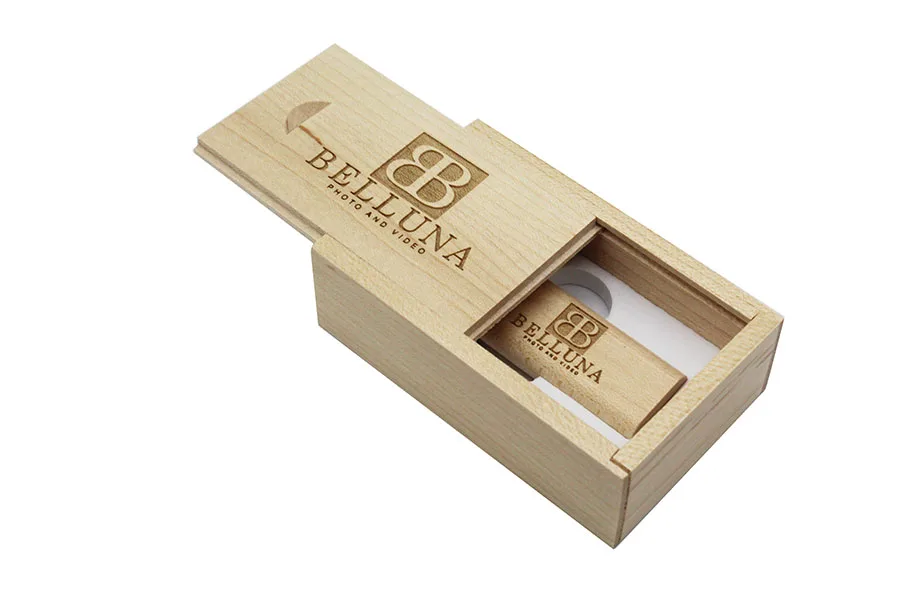 Подарочная Флешка деревянная с логотипом KING SARAS + коробка персональный логотип usb флэш-накопитель 4 ГБ 8 ГБ 16 ГБ 32 ГБ 64 ГБ usb 2,0 фотография