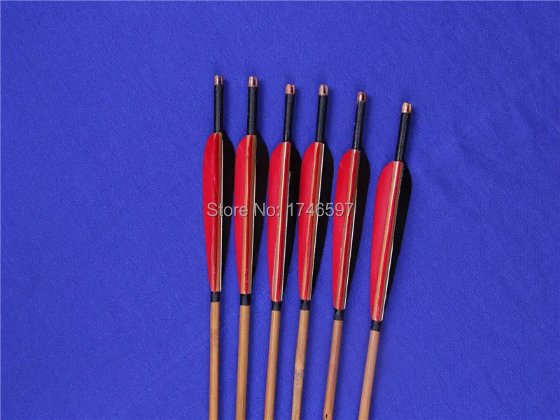 

12PK handmade bamboo arrows traditional longbow and arrow hunting bow / Free Shipping