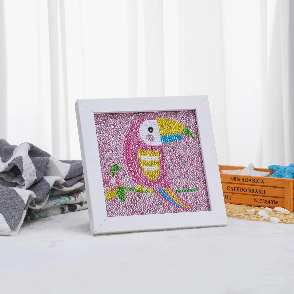 diamond embroidery circle diamond special frame shape cartoon animal pony painting rhinestone crystal painting kids room decor