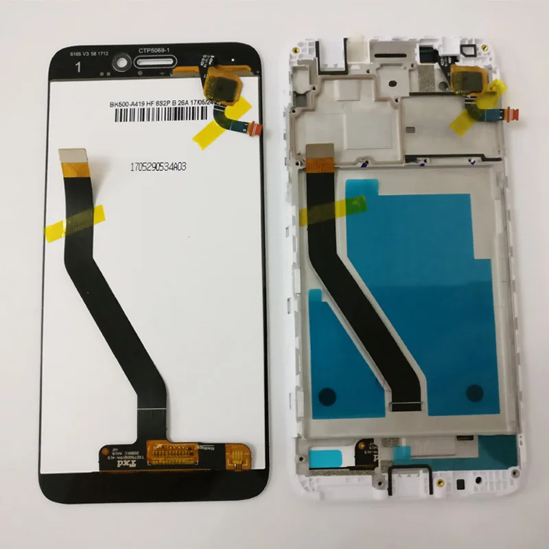 

100% Tested NEW For Huawei Honor Holly 4 DLI-L42 Touch Screen Digitizer Sensor + LCD Display Panel Screen Assembly + Frame