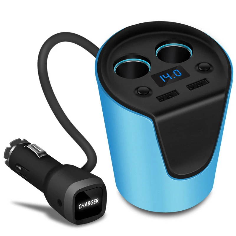 Автомобильное зарядное устройство с двумя USB портами 12 24 В 3 1 А|socket cigarette lighter|cigarette