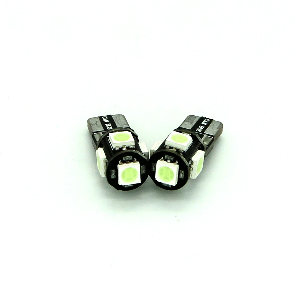 Светодиодсветодиодный лампа Canbus T10 5050 SMD 5 LED 1 2 Вт 12 В 24 автомобильный RGB внутренний