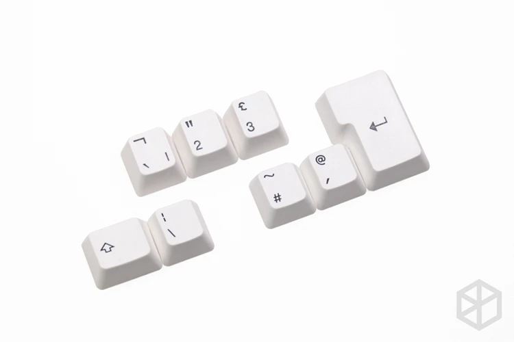 Taihao abs pbt двойные брелки iso модификатор 1.25u сменная игровая механическая клавиатура Радуга черный оранжевый красный - Цвет: ABS ISO White x1