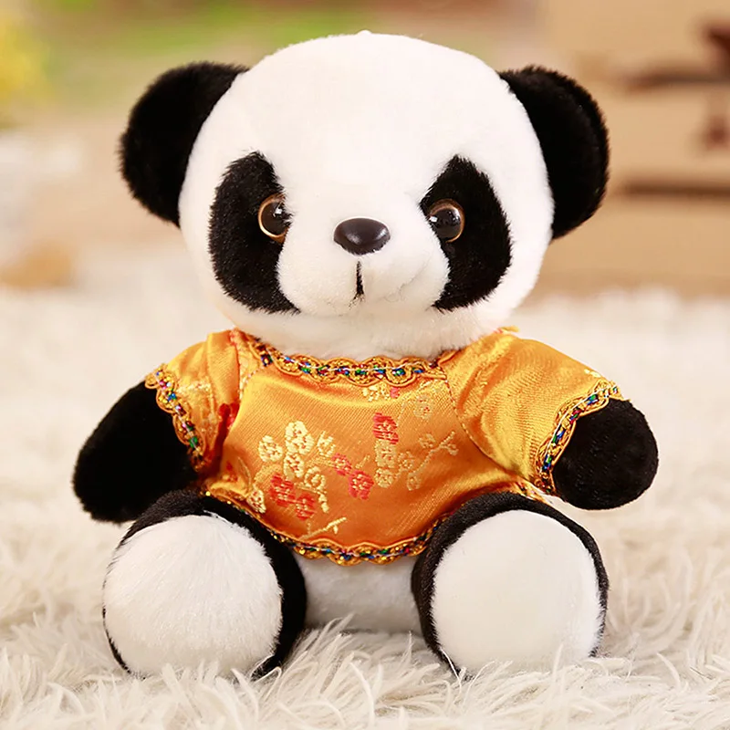 Большой размер, милая мультяшная панда, плюшевый медведь, игрушки для малышей, мягкие милые куклы в подарок подарки, куклы, детские игрушки - Цвет: 18cm AS021