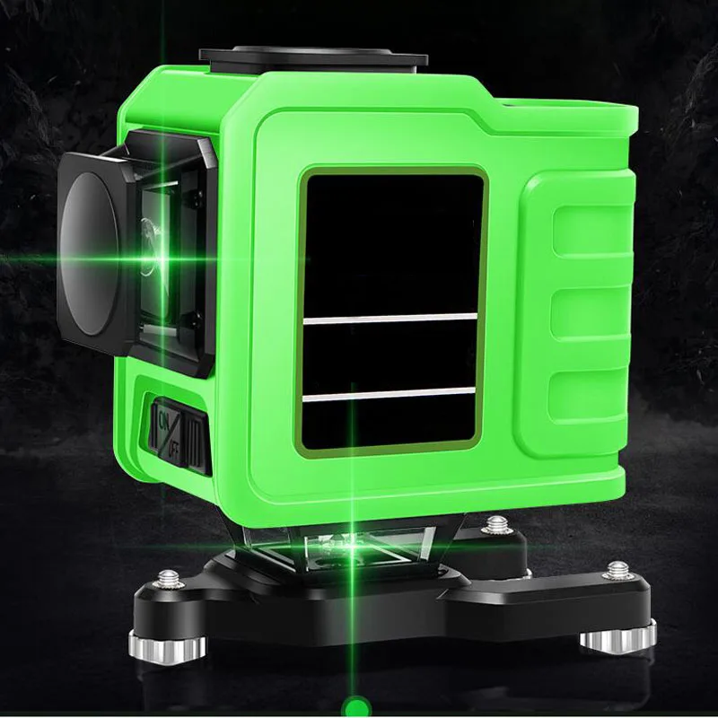 

8-Line Laser Level 3D Cross-Hair Self-Balancing Laser Level 360 Degree Vertical And Horizontal Cross Laser Beam USB Charging