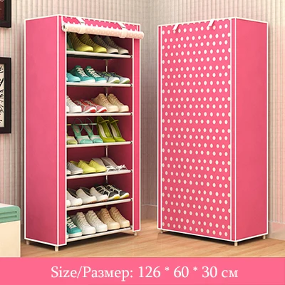 Креативный восьмислойный шкаф для обуви, современный нетканый шкаф для обуви, органайзер для обуви, подставка для обуви - Цвет: HH342000CS1