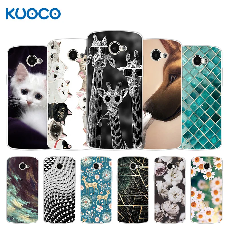 For LG K5 Case For LG K5 X220 Cover Giraffe Design Soft Silicone TPU