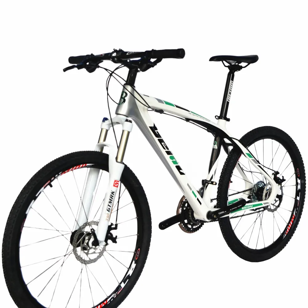 Clearance BEIOU Carbon XC Mountain Bike 26-Inch Complete Bicycle MTB 27 Speed  S H I M A N O  370 Toray T700 Fiber Glossy Colorful CB004 5