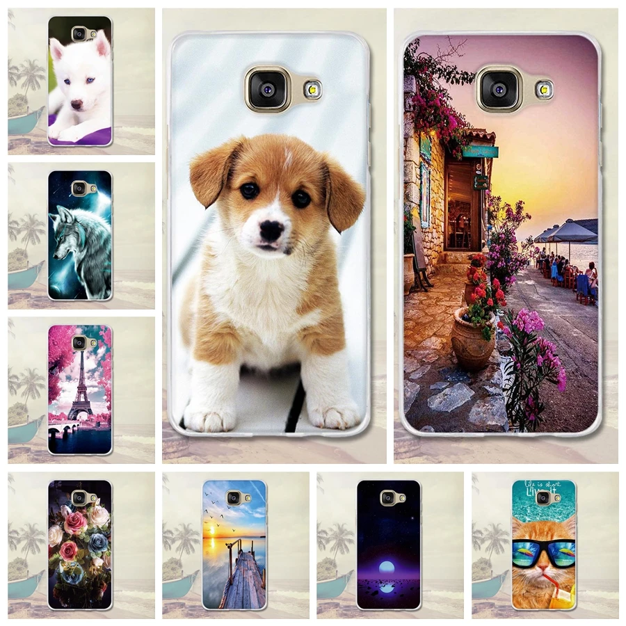 Cartoon Silicone Soft TPU Case Cover For Samsung Galaxy A5 (2016) A510 A510F 5.2&quot Back Skin Protective Cases 2016 | Мобильные
