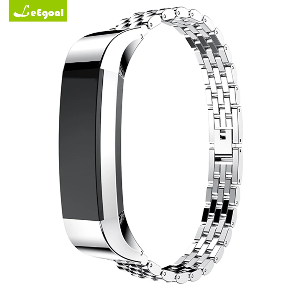 

Leegoal For Fitbit Alta HR Replacment Band Stainless Steel Watch Band Strap Metal Bracelets for Fitbit Alta Bandje Wrist Band