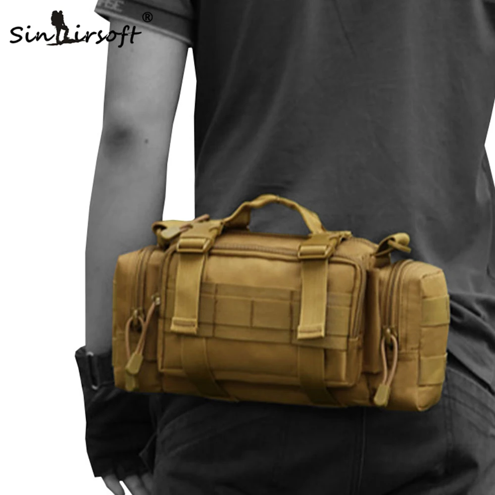 SINAIRSOFT في الهواء الطلق حزمة رخوة أكياس 3 وظائف خفيفة للغاية الجندي الصيد المشي كيس التسلق الثقيلة الناقل الخصر حقيبة SINAIRSOFT في الهواء الطلق حزمة رخوة أكياس 3 وظائف خفيفة للغاية الجندي الصيد المشي كيس التسلق الثقيلة الناقل الخصر حقيبة