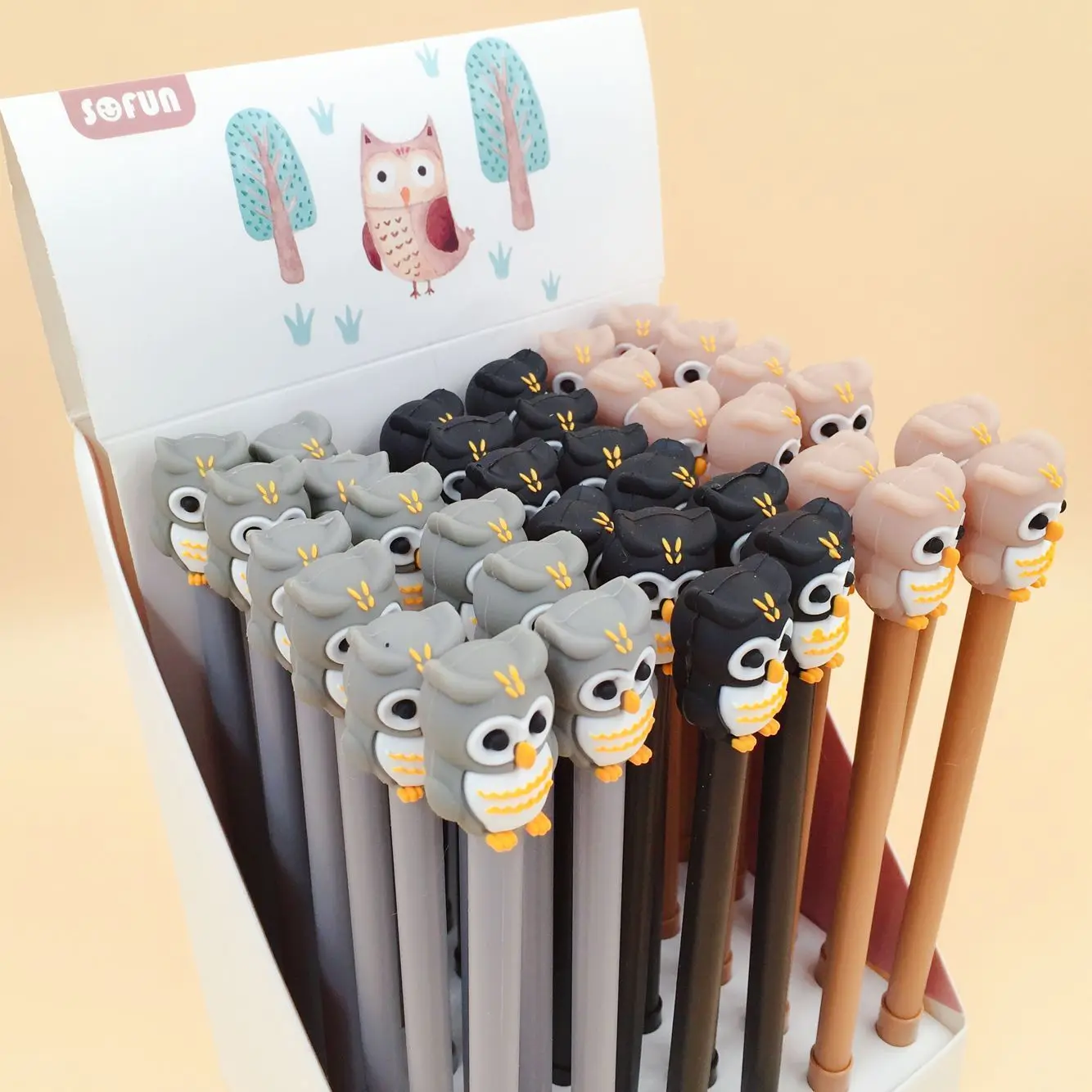 3 шт./лот 0 5 мм гелевая ручка для подписи с коллекцией Совы Escolar Papelaria School Office Supply