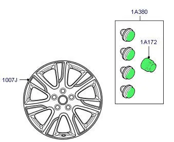 Auto-Locking-Radmuttern für Land Range Rover Sport lr3 lr4 Discovery Auto -Radschloss-Kit rrb500120 lr043820 - AliExpress