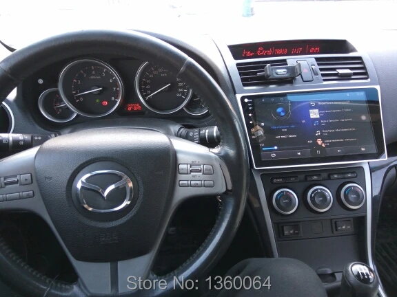 Excellent Nedehe Android 8.1 Quad core 10.1 inch for Mazda 6 2008 2009 2010-2015 car radio car dvd gps navigation car console audio player 1