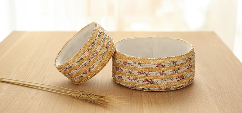 handmade natral straw small basket (6)