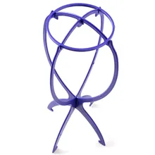 1 шт. Новая красочная Портативная подставка для парика подставка регулируемые Стенды для париков пластиковый манекен для шляп Болванка под парик держатели манекен голова/Подставка