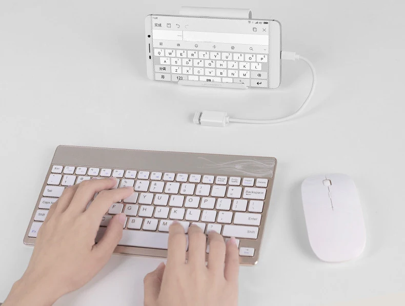Чери USB C адаптер OTG кабель Тип для samsung S10 Xiaomi Mi 9 Mi9 Macbook мышь игровой ручки Type