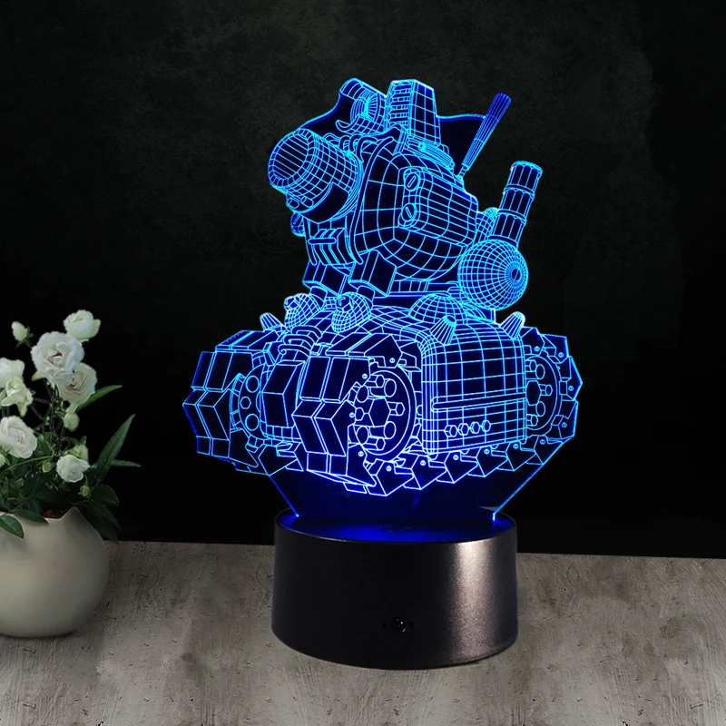 3D быстрая и яростная 8 настольная лампа мотоцикл оригинальная Ночная подсветка Lampara Plexiglas пластина люминеза прикроватный ночник цвета Bulbing