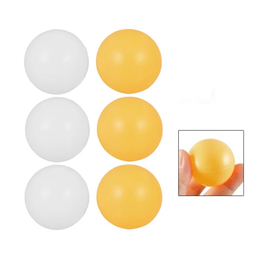 Оптовая продажа 5X белый оранжевый 39 мм Диаметр спортивные мячи для настольного тенниса мячик для Пинг-Понга 6 шт