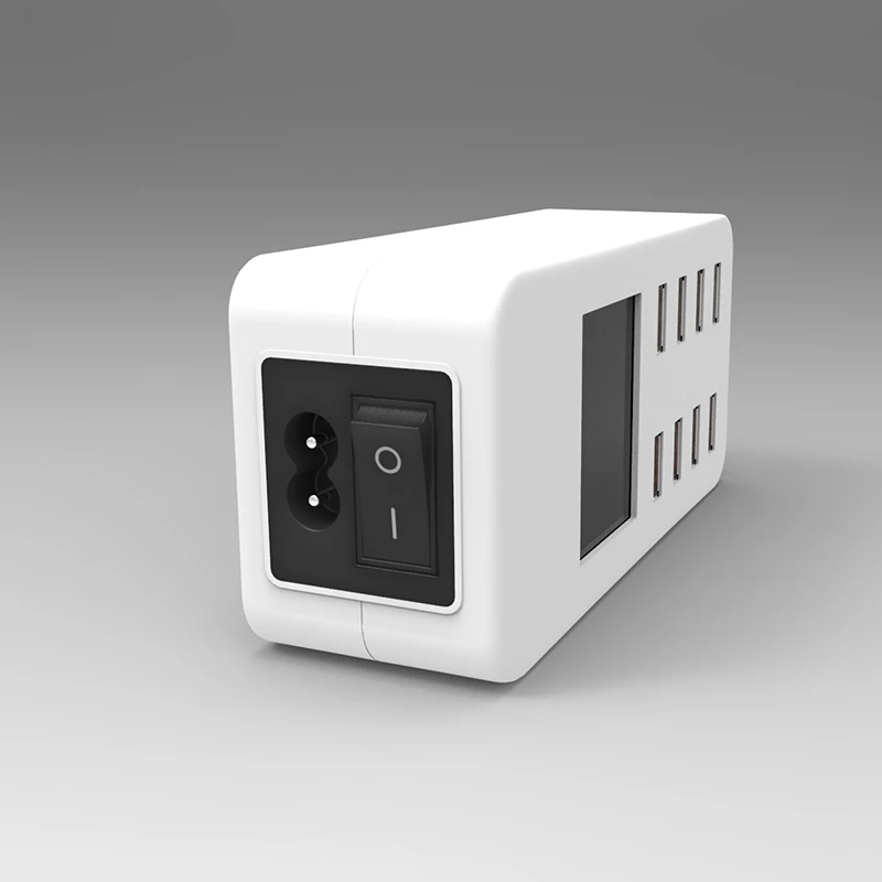 Смарт Usb зарядное устройство светодиодный дисплей 8 Порт 40 Вт Быстрая зарядка для Iphone Ipad samsung huawei Xiaomi Мобильный телефон(США штекер