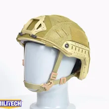 MILITECH TWINFALCON тактический шлем Крышка для быстрого высокого среза баллистический шлем 500D натуральная Cordura нейлоновая сетка для шлема защита