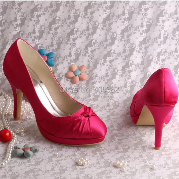 dark pink shoes for wedding