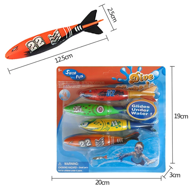 diving shark pool toy