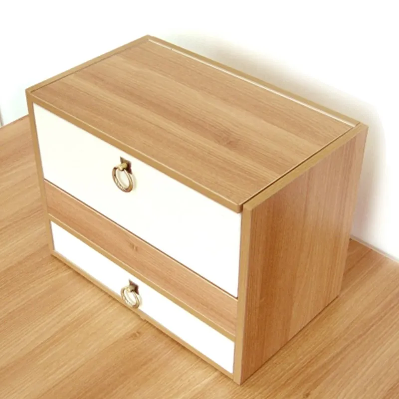  European household desktop with mirror drawer dressing table simple bedroom large wooden cosmetics  - 33059594568