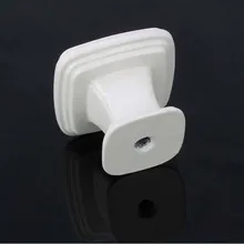 Kitchen Cabinet 31mm gold drawer pulls ivory white Zinc alloy cupboard drawer Dresser wardrobe Furniture Handle pull knobs